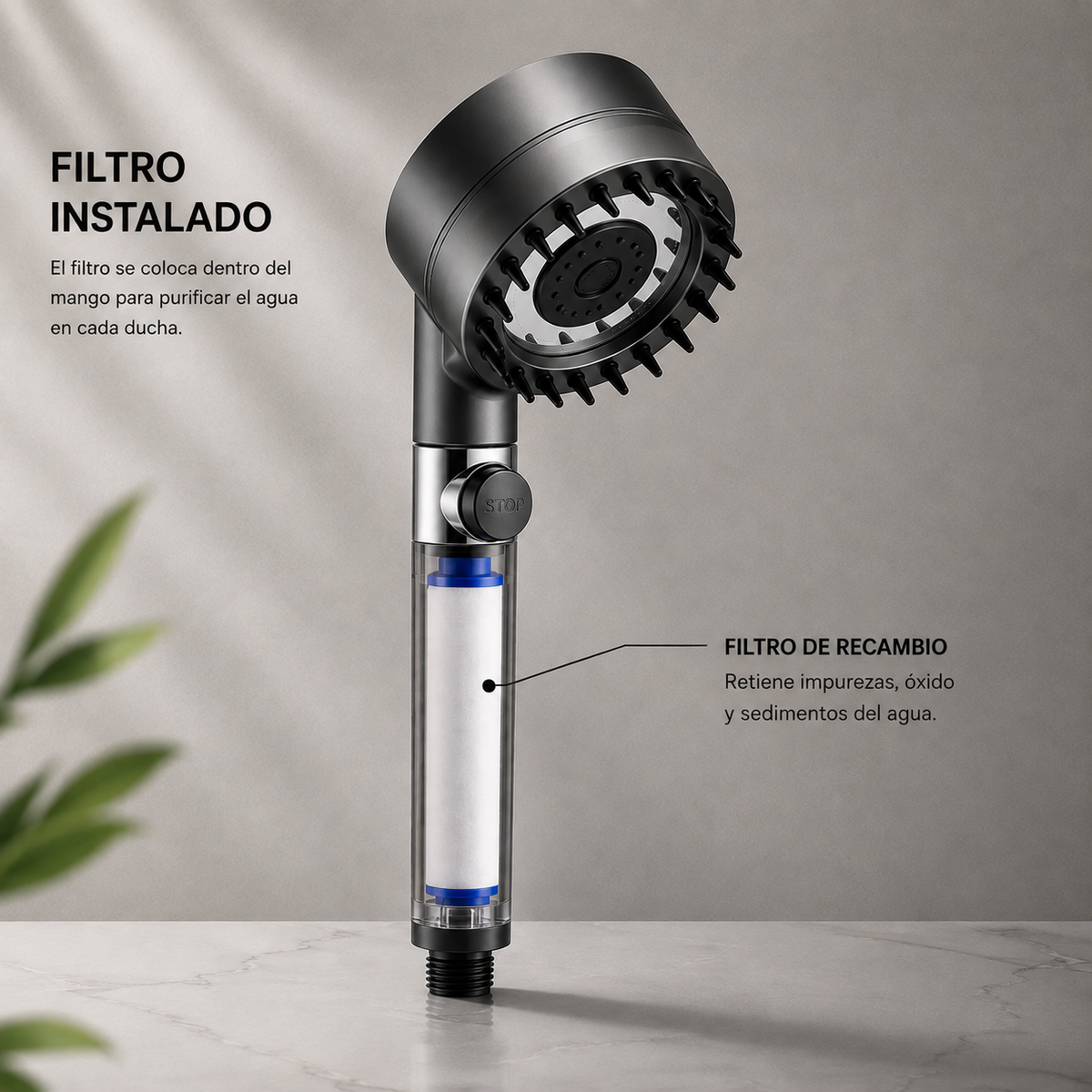 Filtros para cabezal ducha (PACK 3pcs)