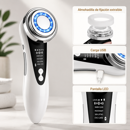 Masajeador facial Ledterapia