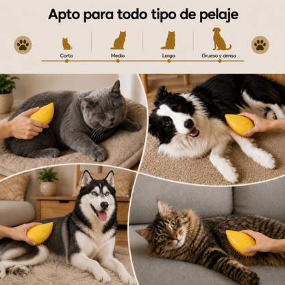 Cepillo Mascotas con vaporizador